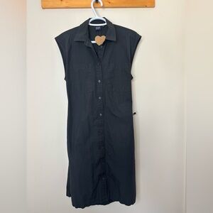 #335 GAP Sleeveless Cotton Dress With Cut Out Back